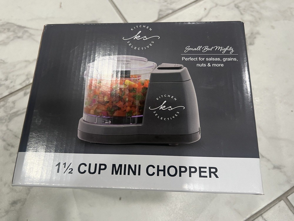Kitchen Selectives MC-6BL Kitchen Selectives Mini Chopper 1.5 cups