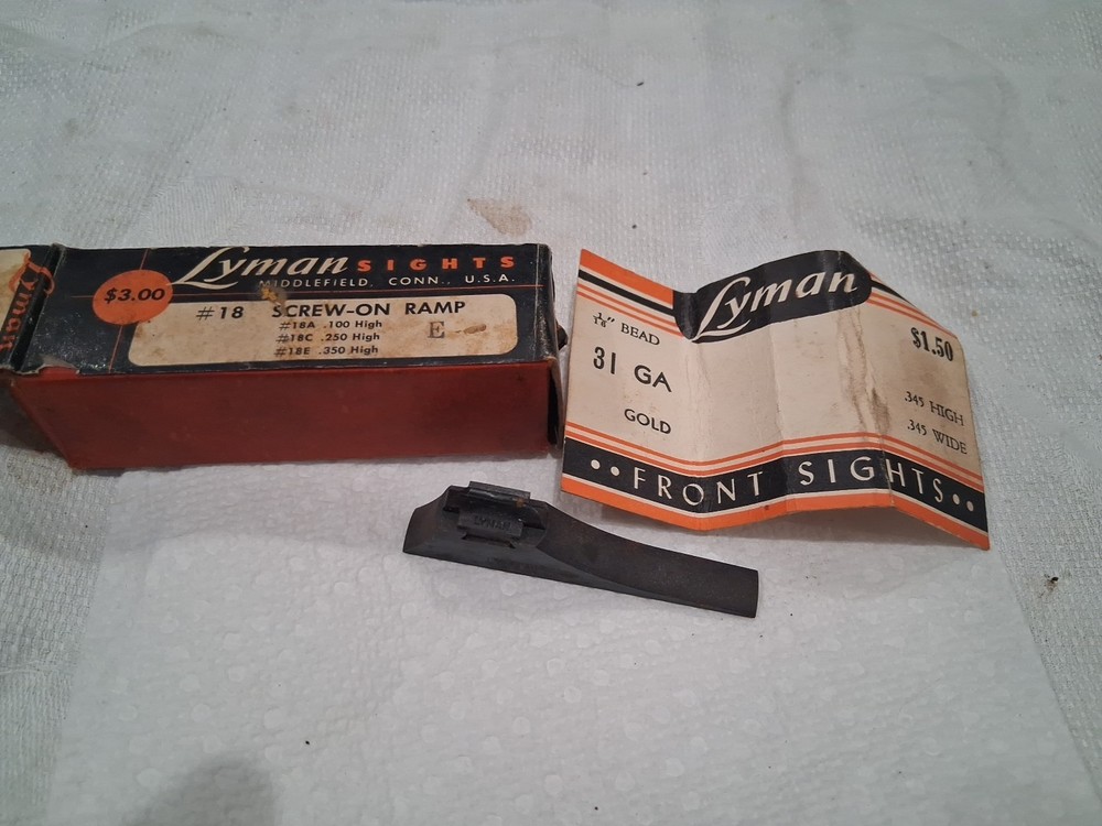 Lyman 18 E front Sight 31 GA Gold Bead