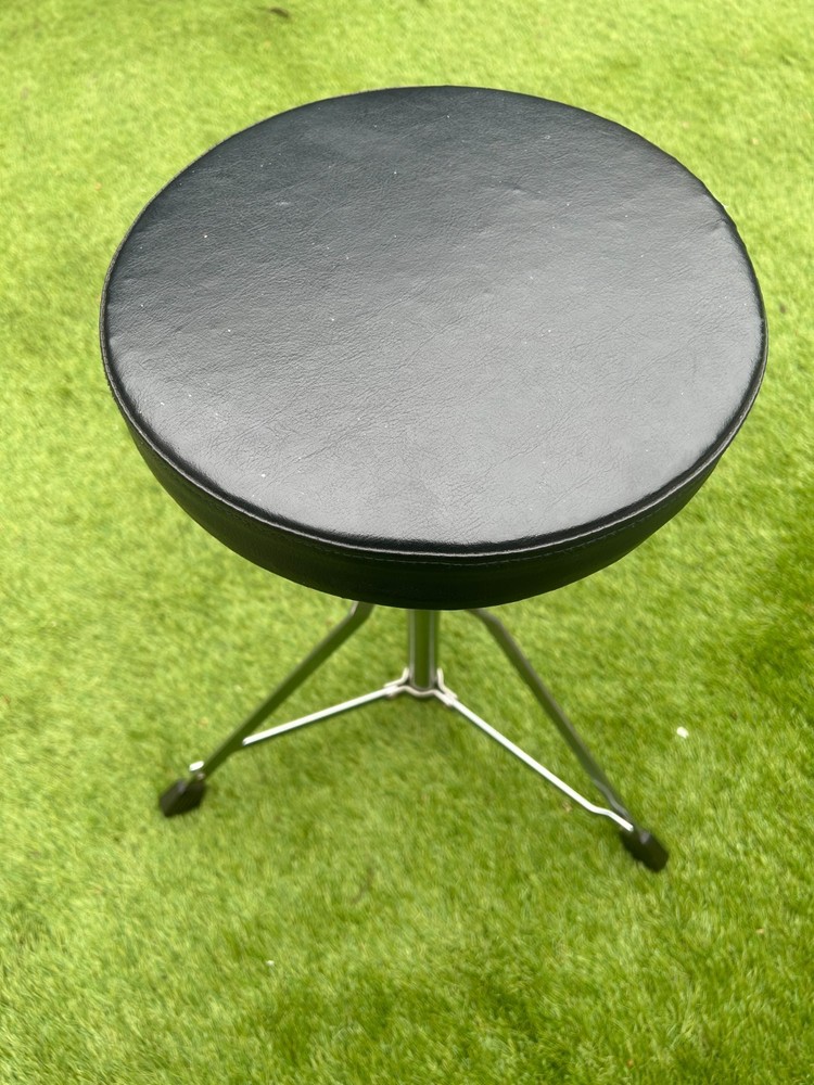 Drum Stool Throne / Height Adjustable / Double Braced / 11'' Padded Seat