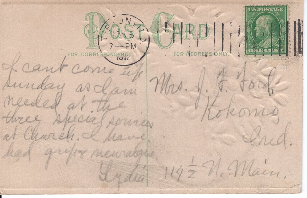 EASTER GREETING - PC1958