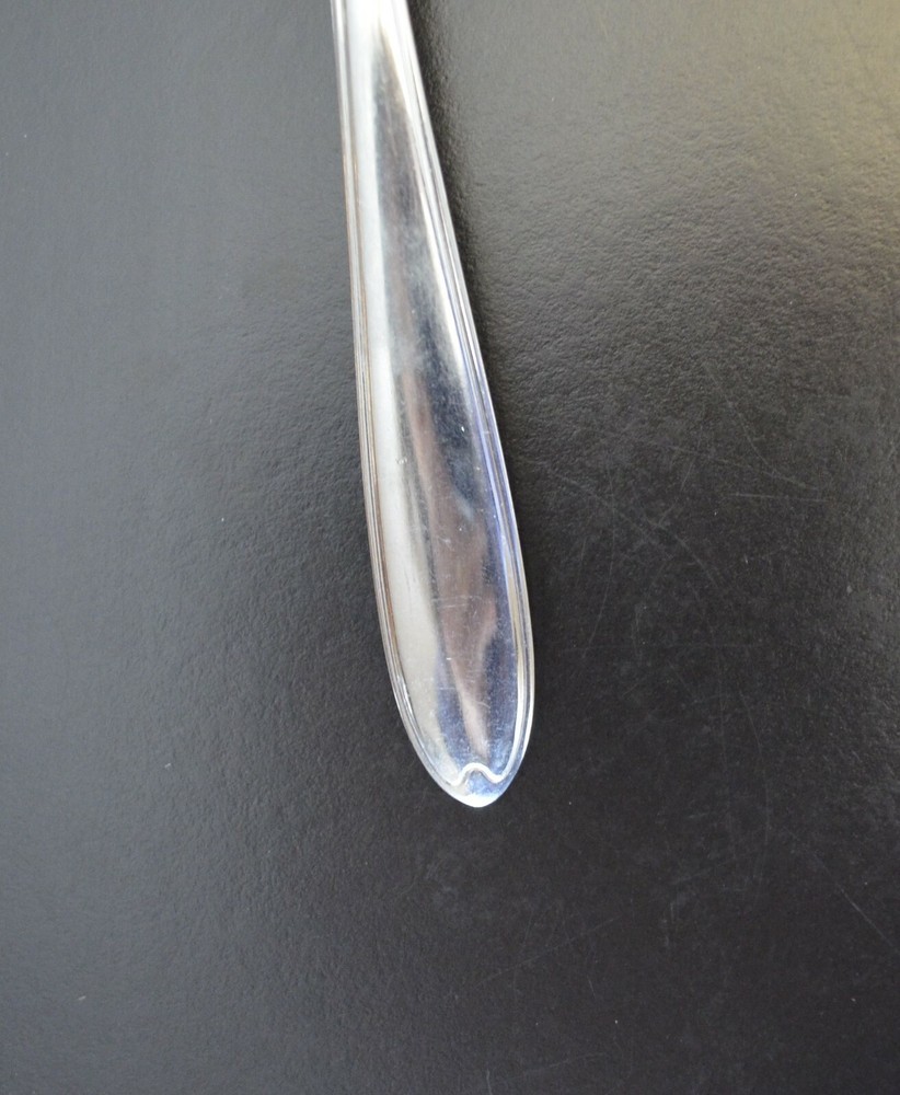 Oneida Baroque Silverplate Baby Fork with damaged Spoon