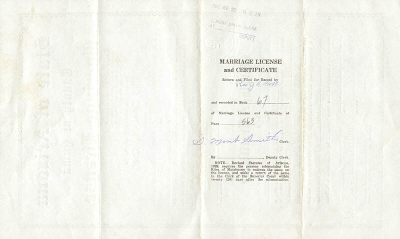 GILBERT ROLAND - DOCUMENT SIGNED 04/20/1941 CO-SIGNED BY: CONSTANCE BENNETT