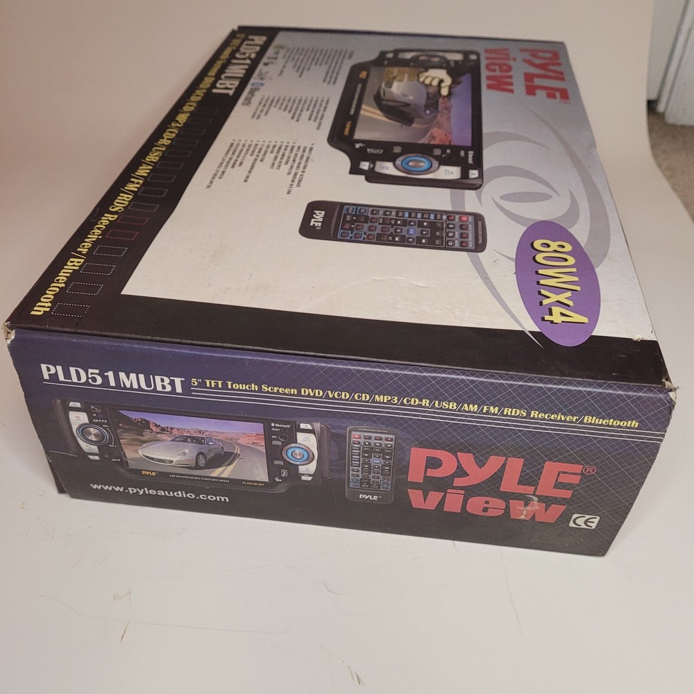 Pyle 5'' TFT Touch Screen DVD/VCD/CD/MP3/CD-R/USB/ AM/FM/Bluetooth and Screen...