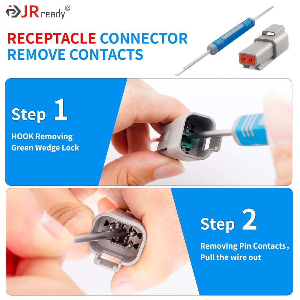 JRready DRK-RT1B Deutsch Pin Removal Tool, Socket DRK-RT1B, RT1B-1PC