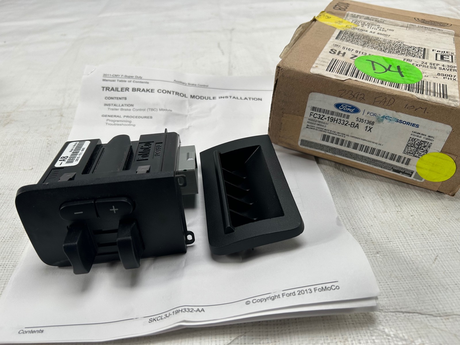 New Genuine 2011-2016 Ford F-250 Module Trailer Brake Controller FC3Z-19H332-BA