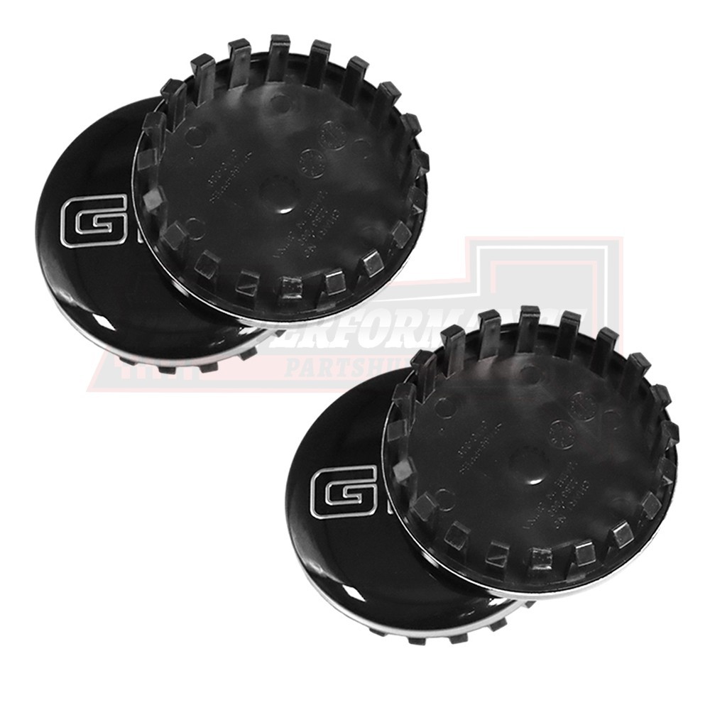 4 Pieces 3.25" Wheel Center Hub Caps Gloss Black For Sierra Yukon Denali