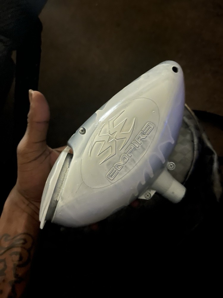 Empire Paintball Hopper Two-Tone Gray/White