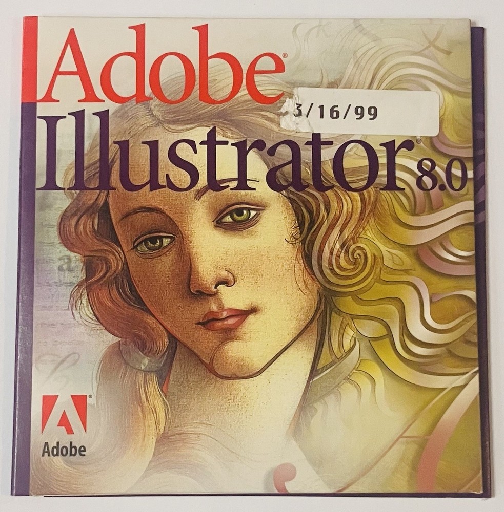 Adobe Illustrator 8.0 Upgrade (Macintosh) 2-Disc Set | Application + Training CD