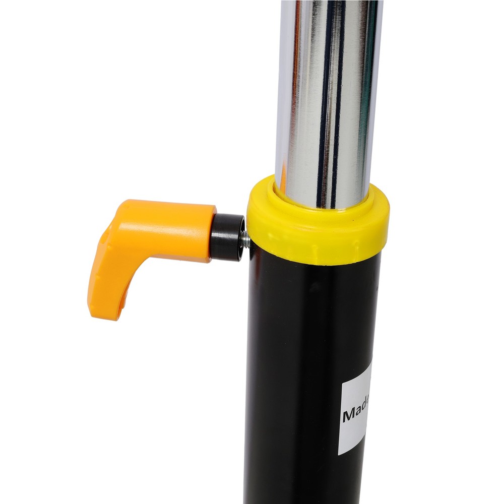 Heavy-Duty Adjustable Roller Stand Material Support for Table Saws 170 lb Yellow