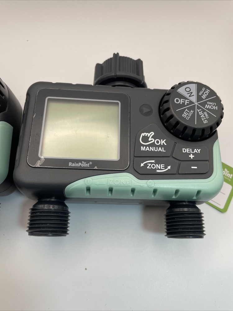 RAINPOINT 2-Zone Water Timer Model ITV205 2 Pack