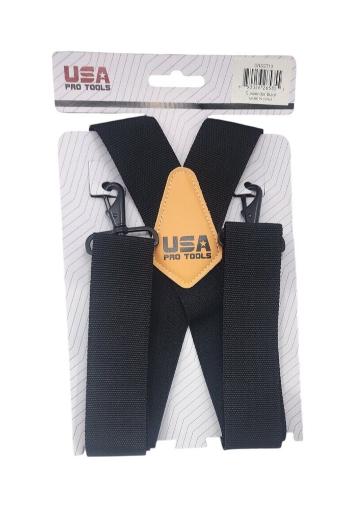 USA PRO TOOL SUSPENDER BLACK CRSST13