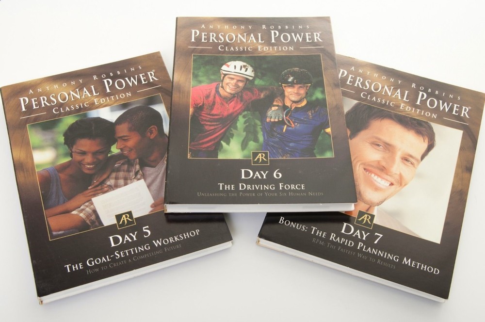 Anthony Robbins Personal Power Classic Edition 7 CD Set Achievement Program Kit