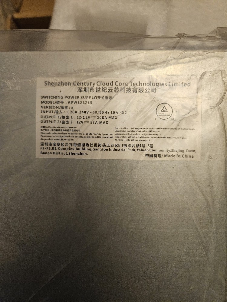 Bitmain APW121215 Version A,BTC PSU For S19 S19pro S19Jpro