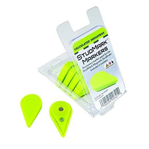 7356 StudMark Replacement Markers Value Pack | 6-Piece Magnetic Marker
