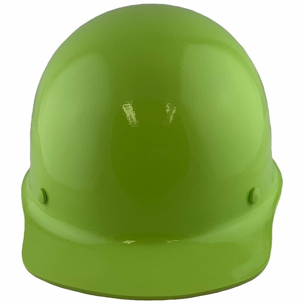 MSA Skullgard Cap Style Hard Hat - Custom Painted Lime Green