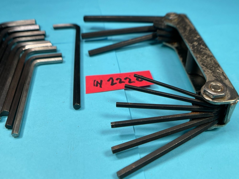 Hex Key Set CR-V Metric & SAE Hex Wrenches - Eklind Tool No. 91   19pc    IN2220