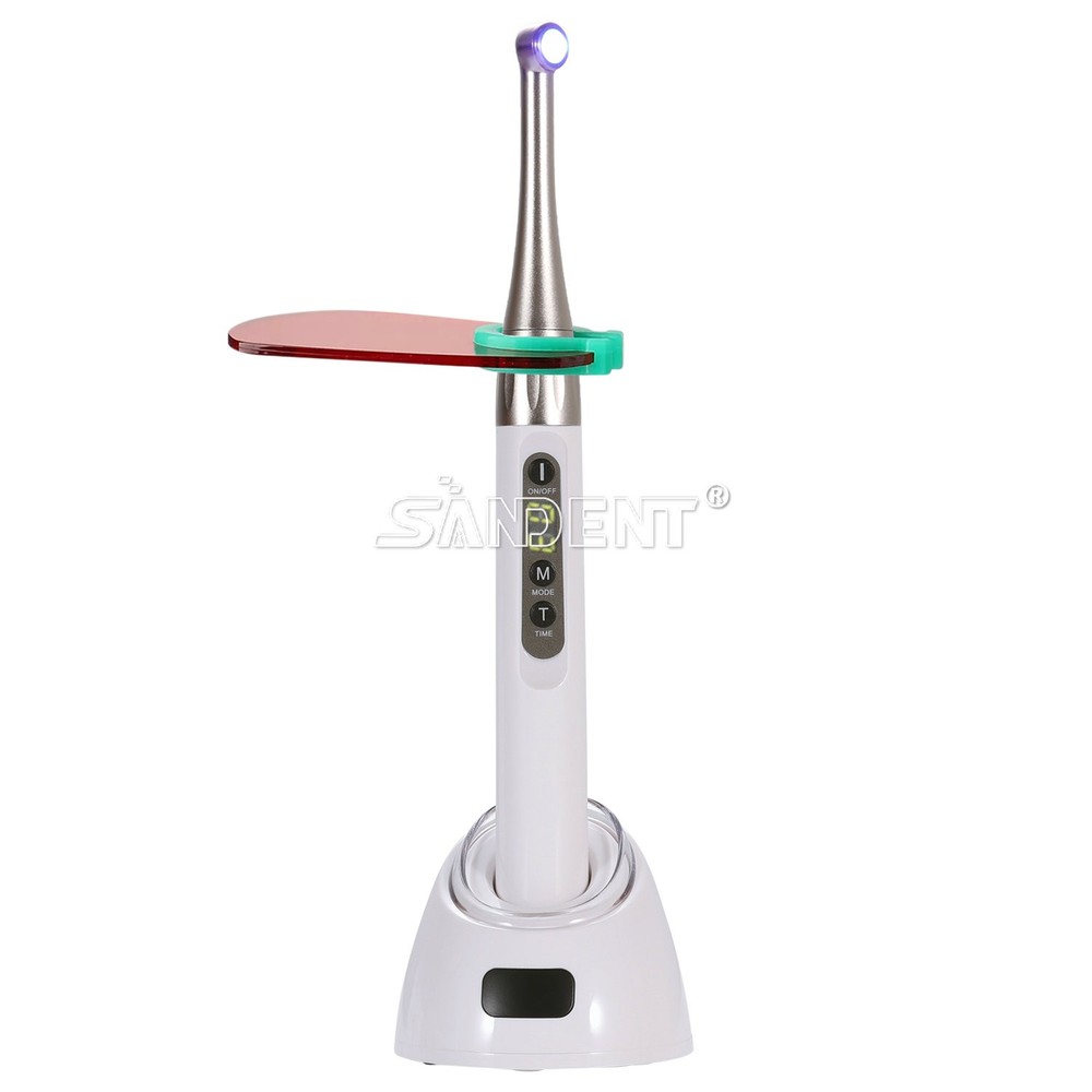 Dental ILED Curing Light Lamp Wireless 1Sec Curing 2500mW/cm2