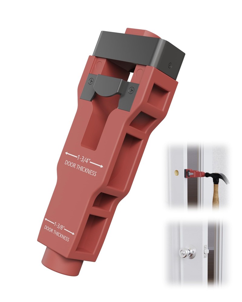 Door Latch Mortise Tool, Precision Scoring and Chiseling 1 Pack