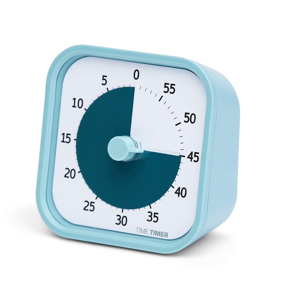 TIME TIMER Home MOD - 60 Minute Kids Visual Timer Edition Lake Day Blue