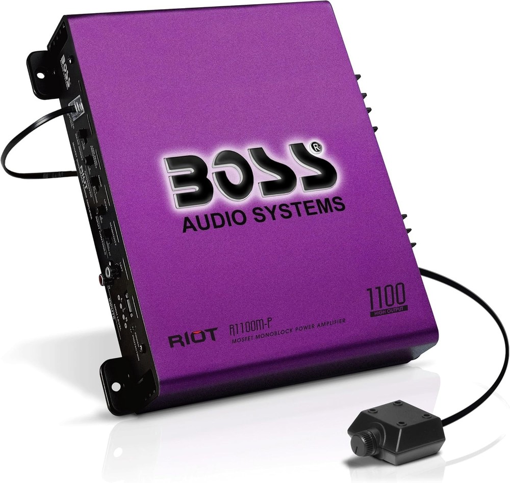High-Performance Class A/B Car Amplifier - 1100 Watts, Low Pass Crossover