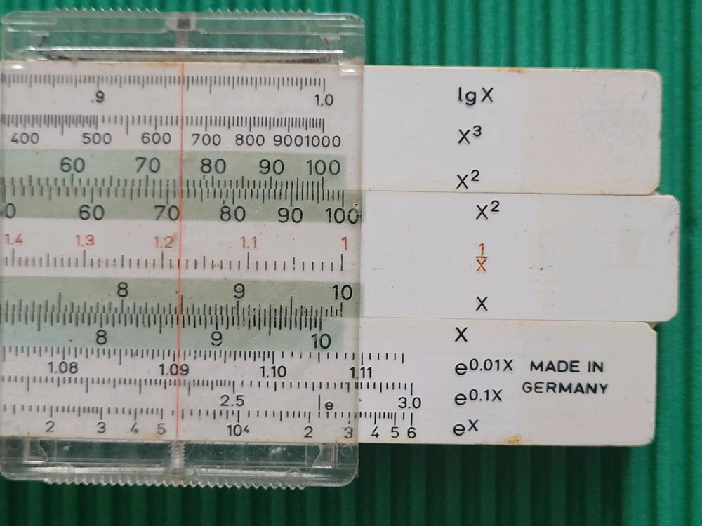 Boots Ringplan vintage slide rule.working includes original case & instructions