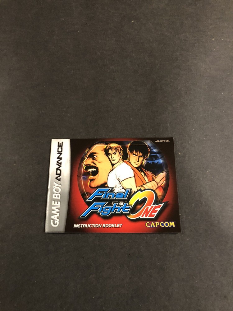 Final fight one gba manual Only