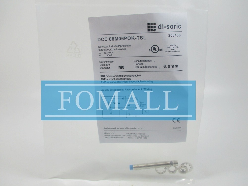 1Pcs New Proximity switch sensor DCC 08 M 06 POK-TSL