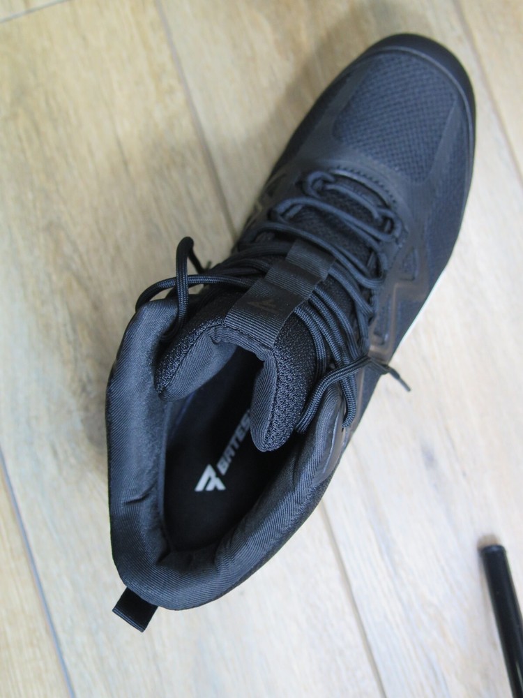Bates Rush Mid Work Composite Toe Black/White *E09100