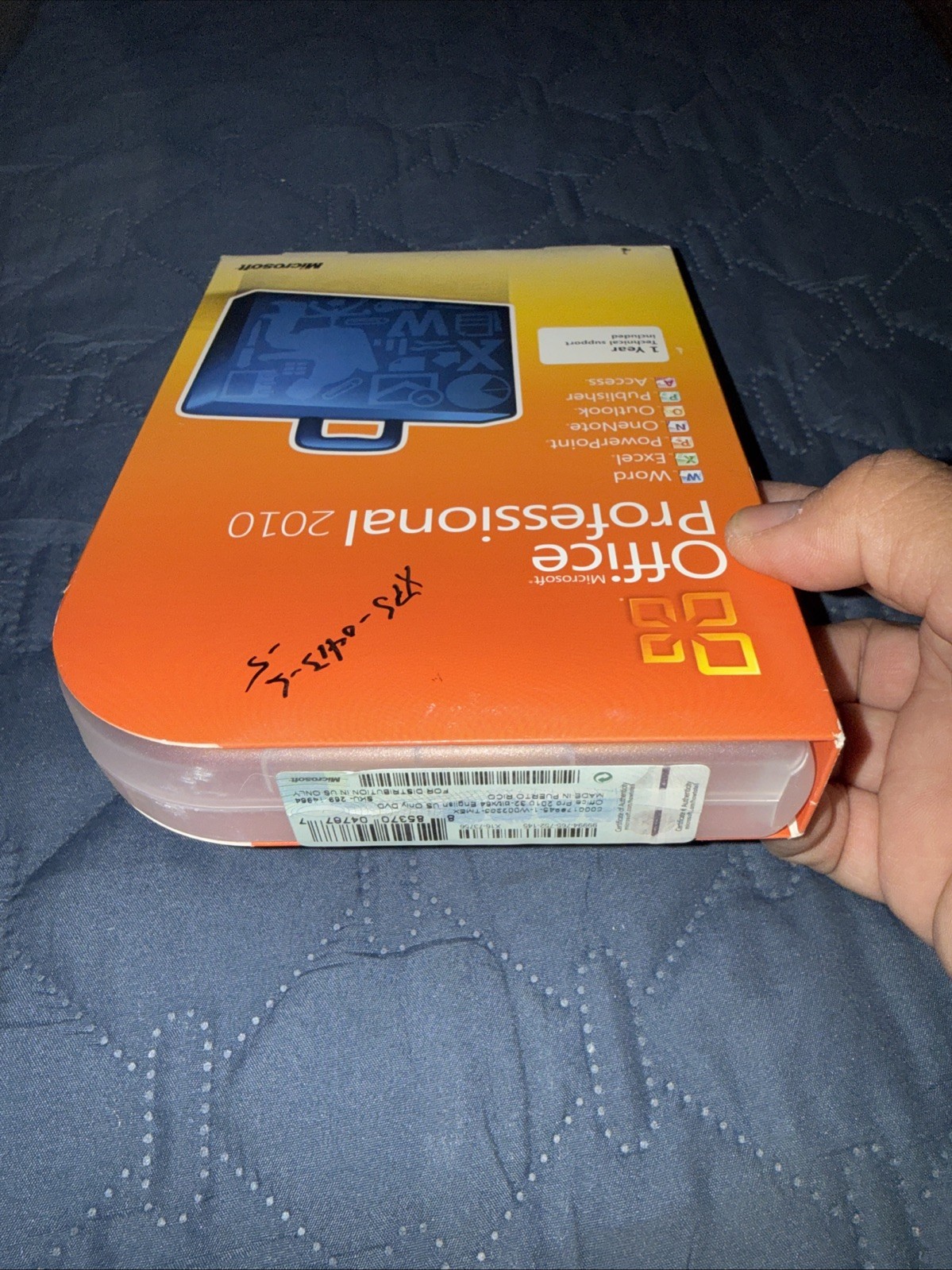 Microsoft Office Professional 2010 DVD • Complete Retail Box • Product Key Inc