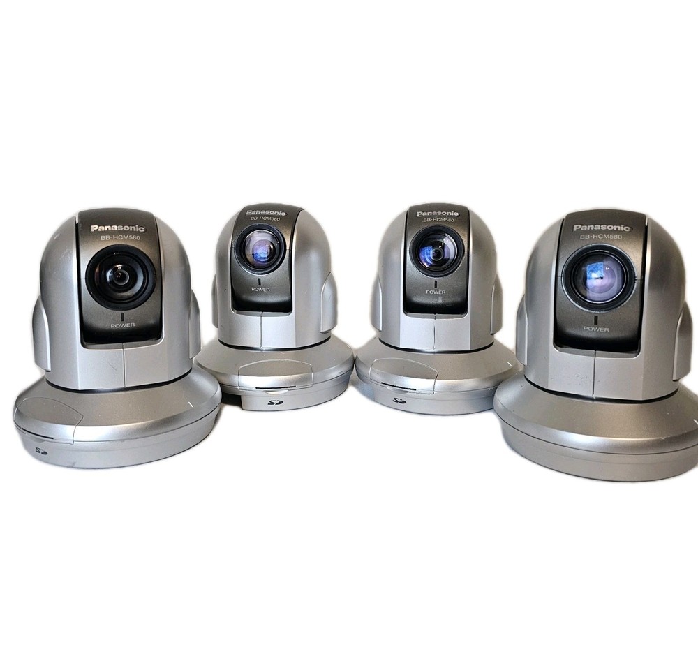 Panasonic BB-HCM580A Network Security Surveillance PTZ Camera 4 Count