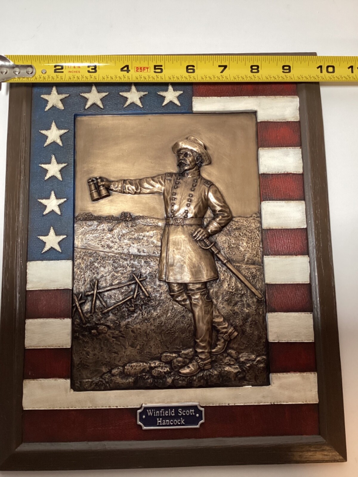 Winfield Scott Hancock Vanmark Commanding Images of the Civil War Wall Plaque