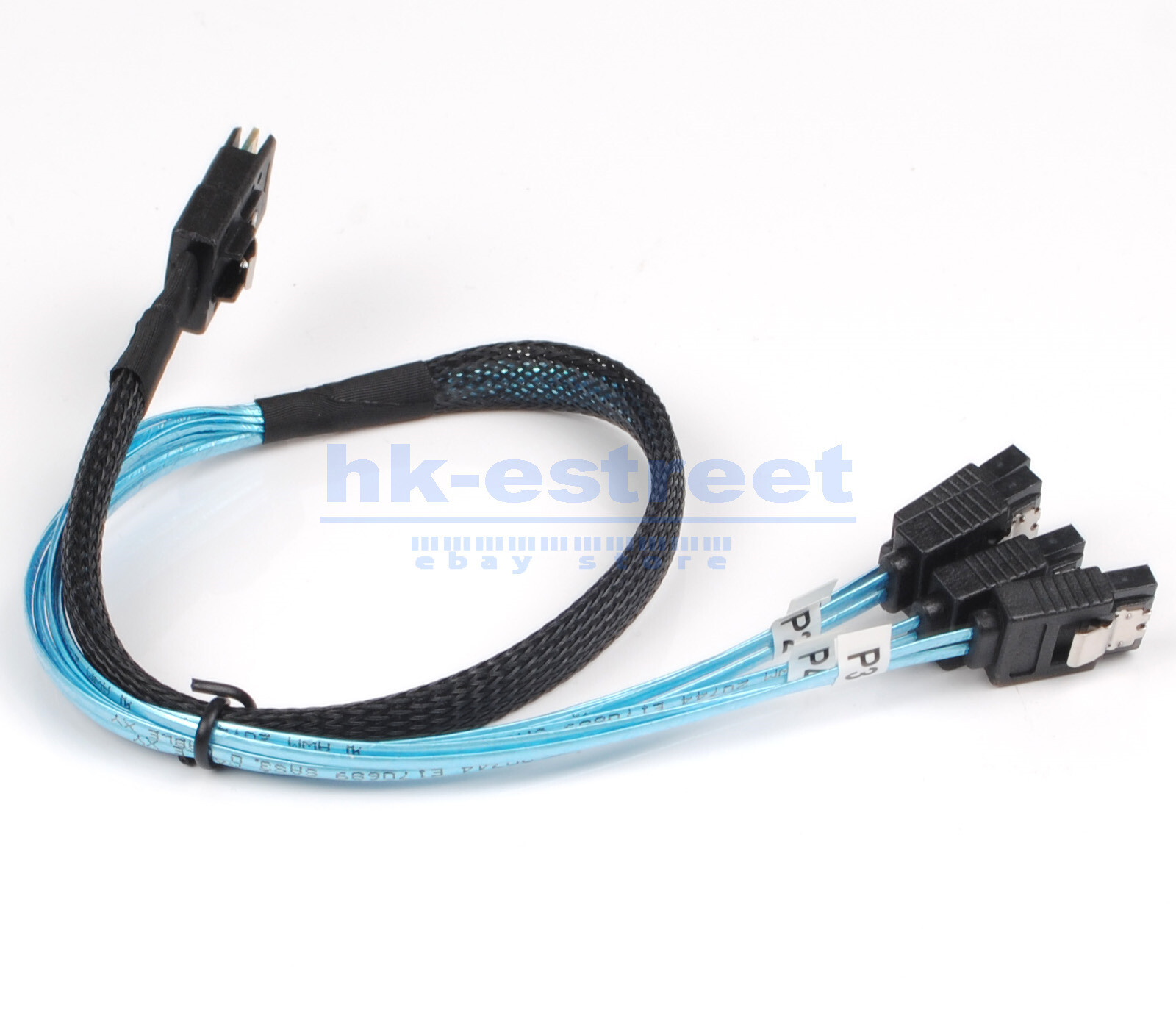 Lot Mini SAS to 4-SATA SFF-8087 Multi-Lane Forward Breakout Internal Cable US