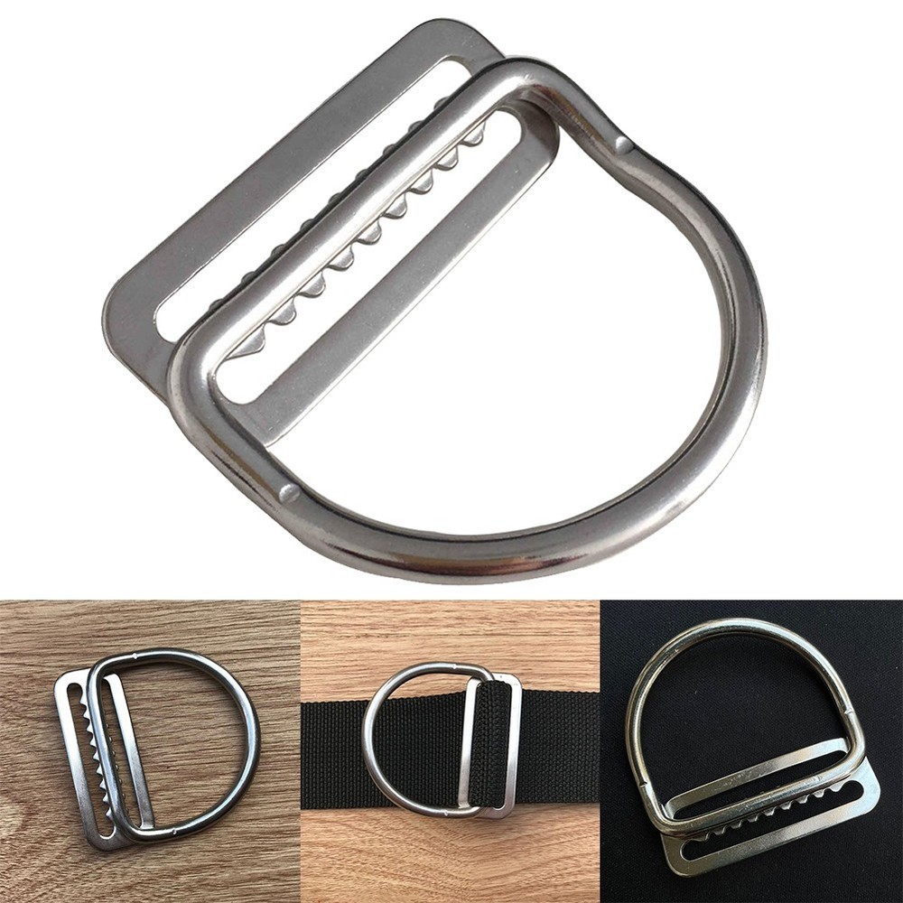 Diving D-ring Functional Scuba Diving Strap Keeper Corrosion-resistant D-Ring