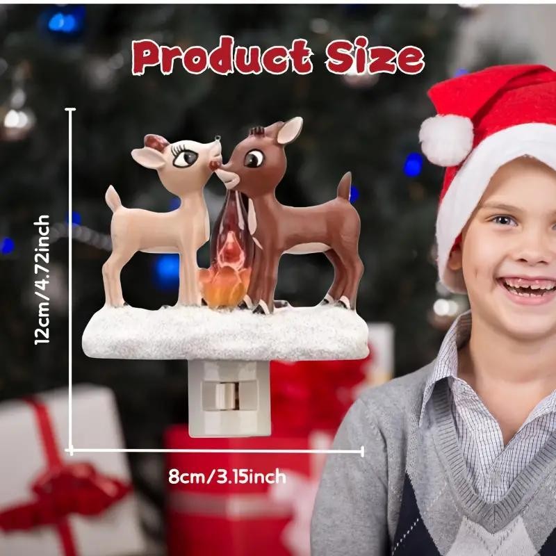 Christmas Reindeer Campfire Nightlight
