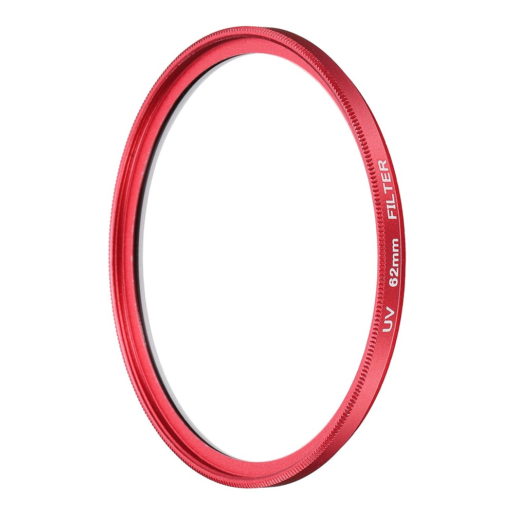 62mm Ultra Slim Lens Filter Multi Coating Camera Len Filter, Red
