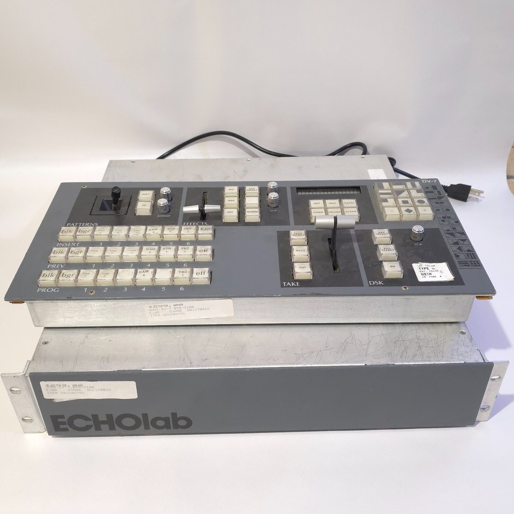 EchoLab DV-7 Professional Video Editor Switcher and Controller!