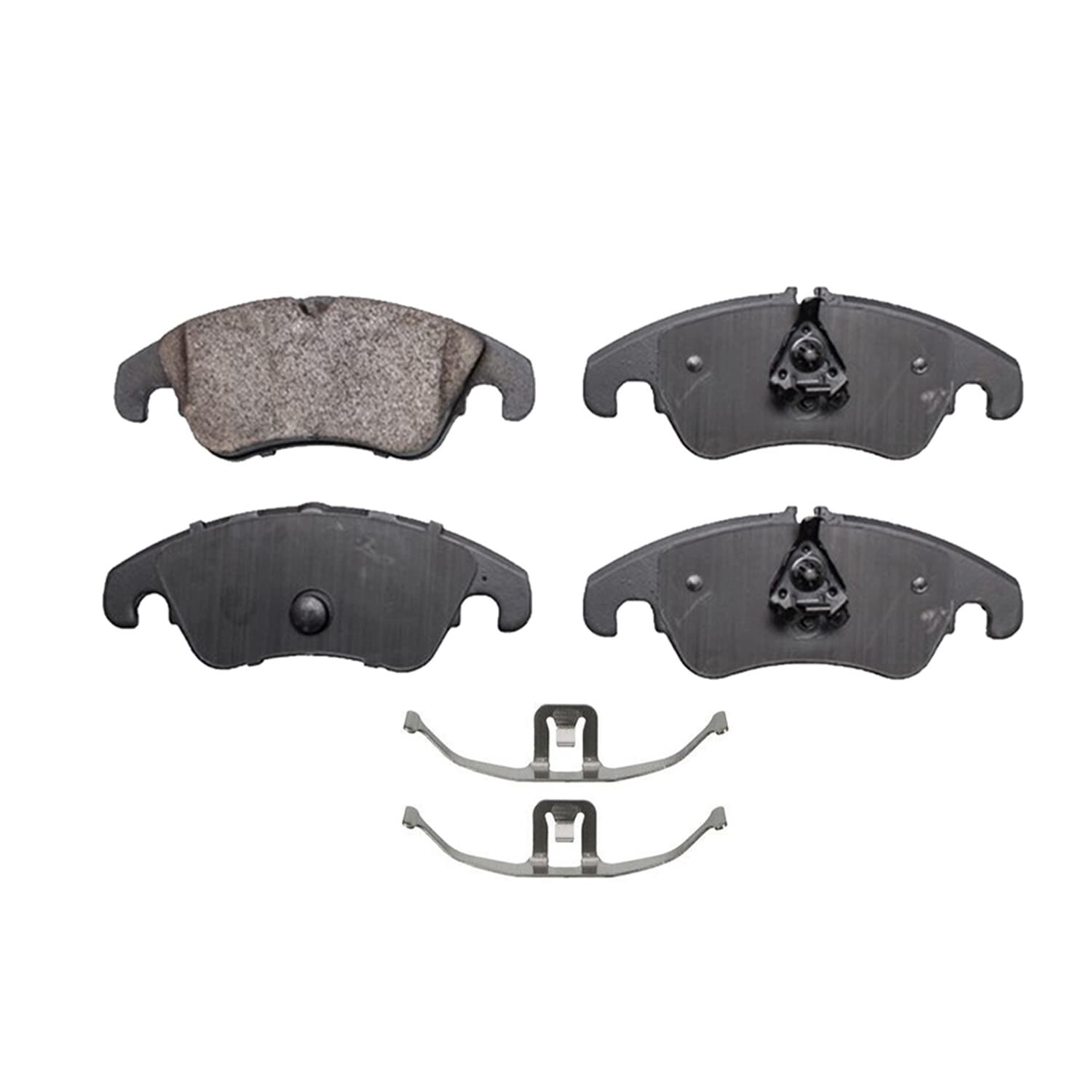 Front Drilled Disc Rotor Ceramic Brake Pads for 2010 2011 Audi A4 A5 Quattro Q5