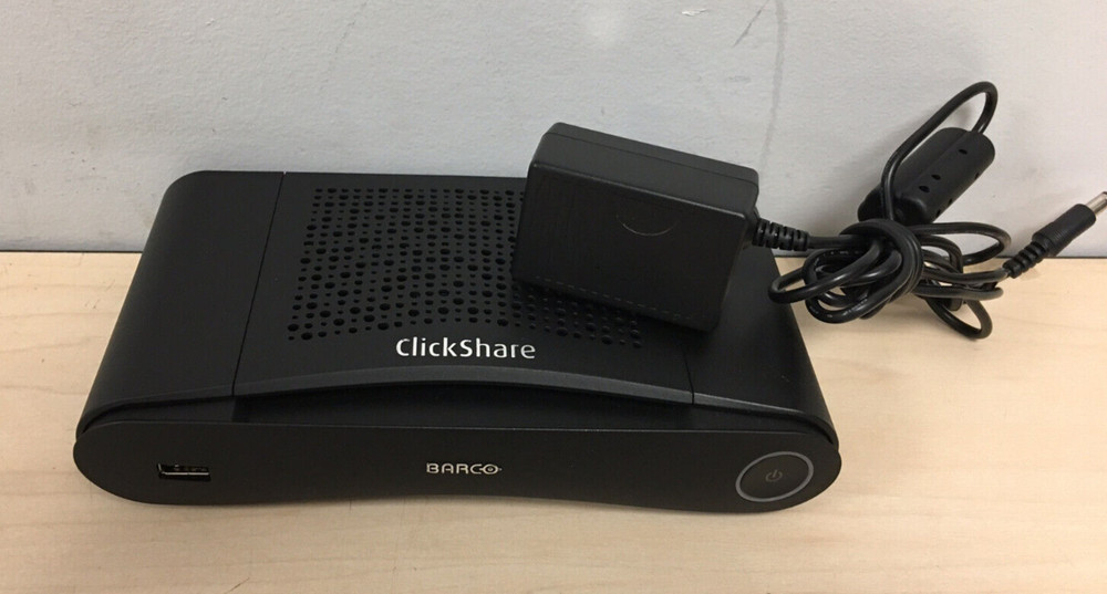 Barco ClickShare CS-100 Wireless Presentation R9861510  W/AC-ADAPTER (TESTED)