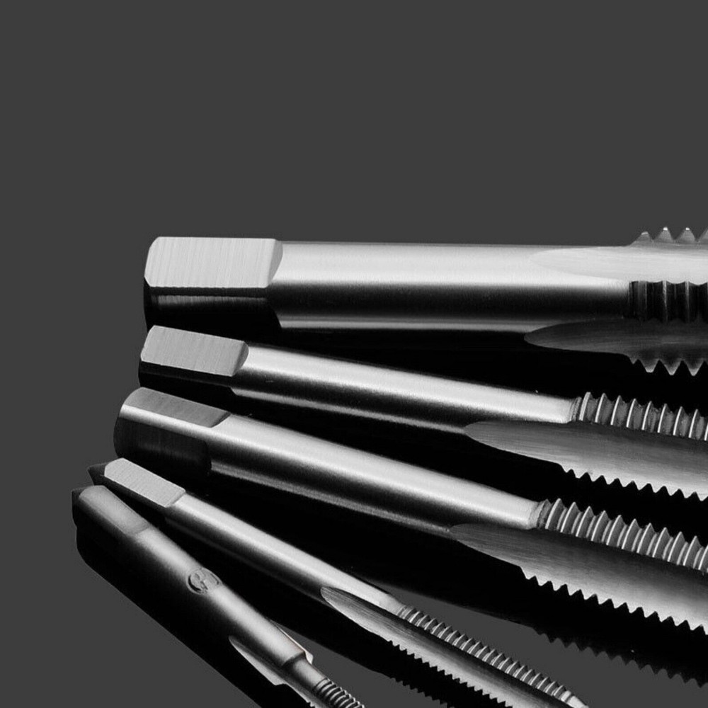 M2 -M30 Hand Tap Set - Taper and Plug Taps Thread Tap Hand Screw Drill Bits Tool