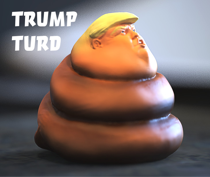 "Trump Turd" Squishy - Throw it, step on it, squish it!