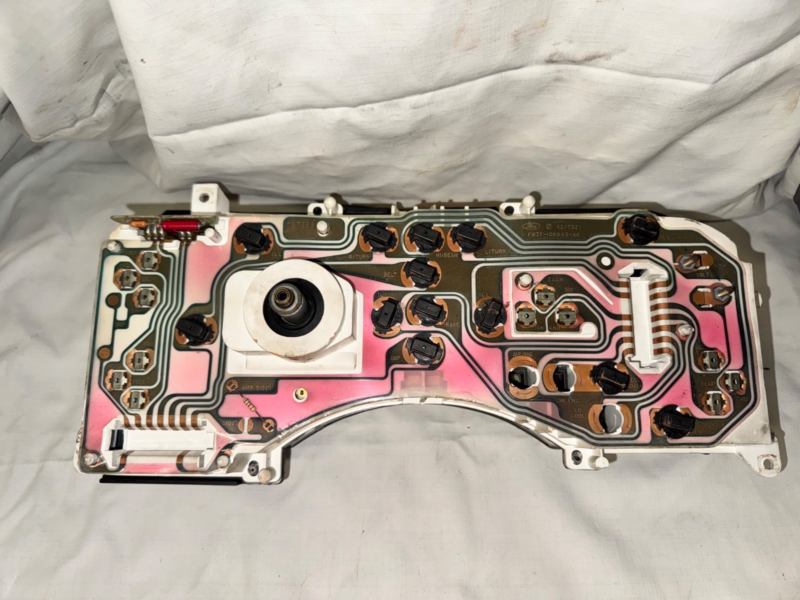 1990 1991 1993 Mustang 140 MPH Instrument Cluster Gauges Speedometer OEM 62B