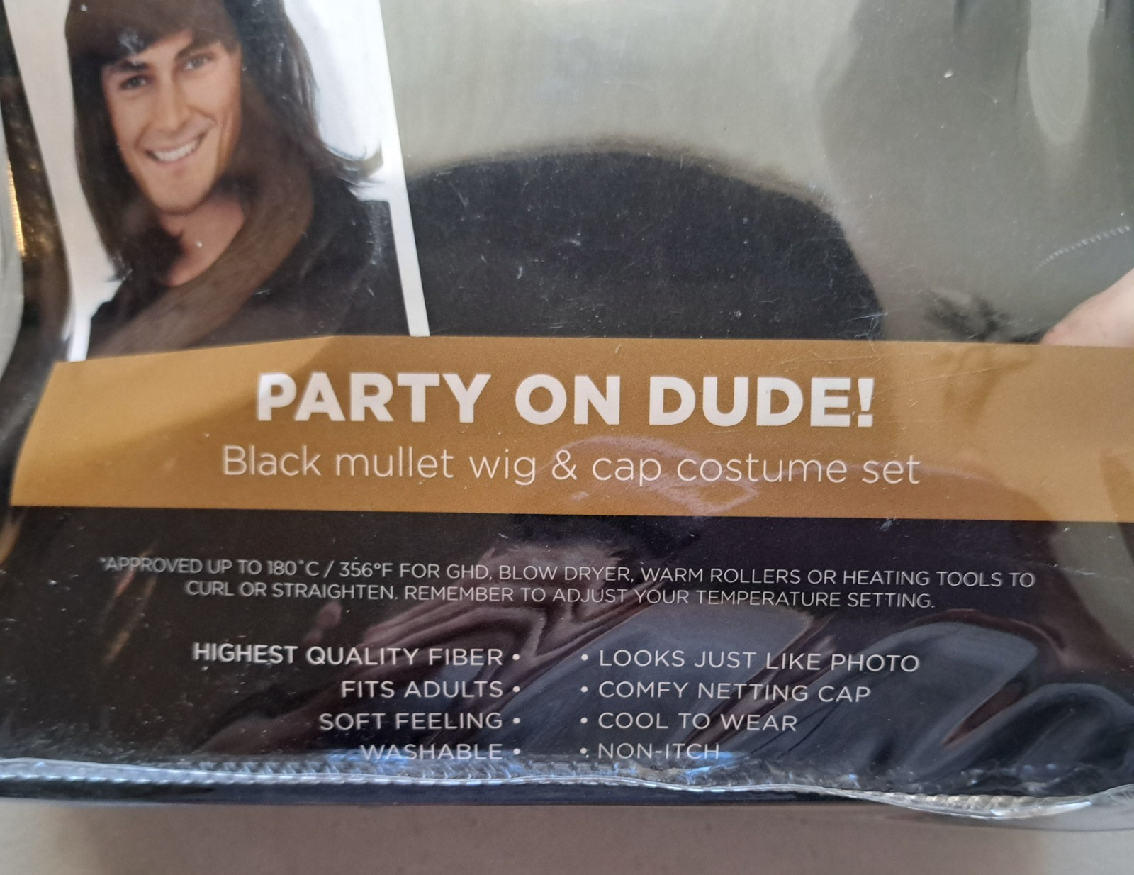 Waynes World Duo Wig Costume Garth & Wayne Cosplay NWT