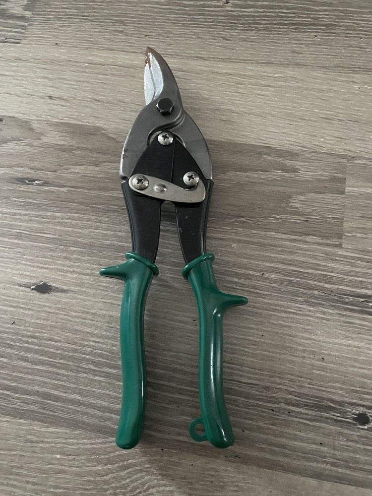 Professional Aviation Snips Cutting Hand Tool Workshop Equipment Green Handle
