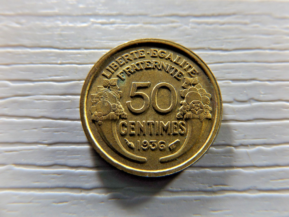 FRANCE 1936 50 Centimes