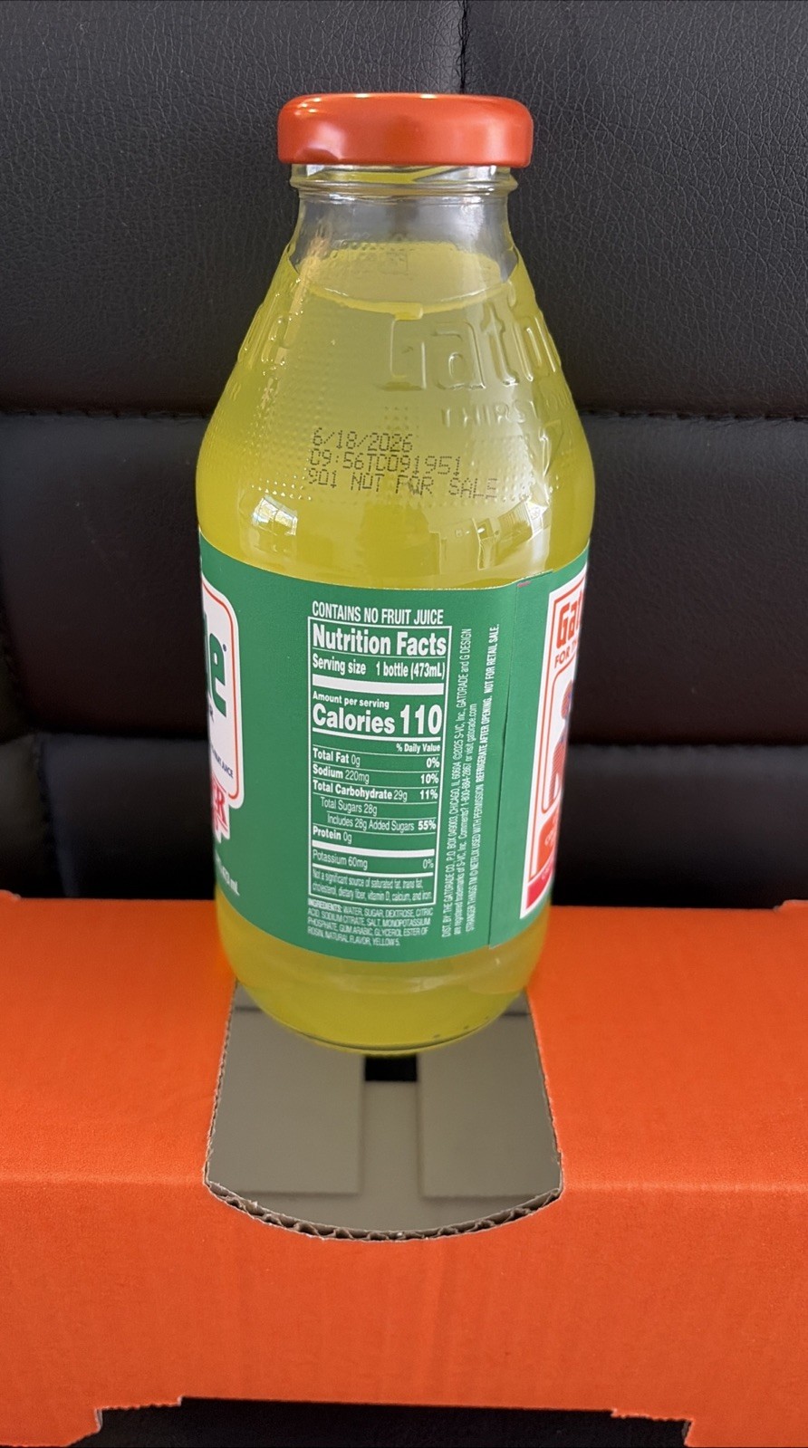 Gatorade X Stranger Things 1987 Limited Edition Hawkins 1 Unopened Glass Bottle