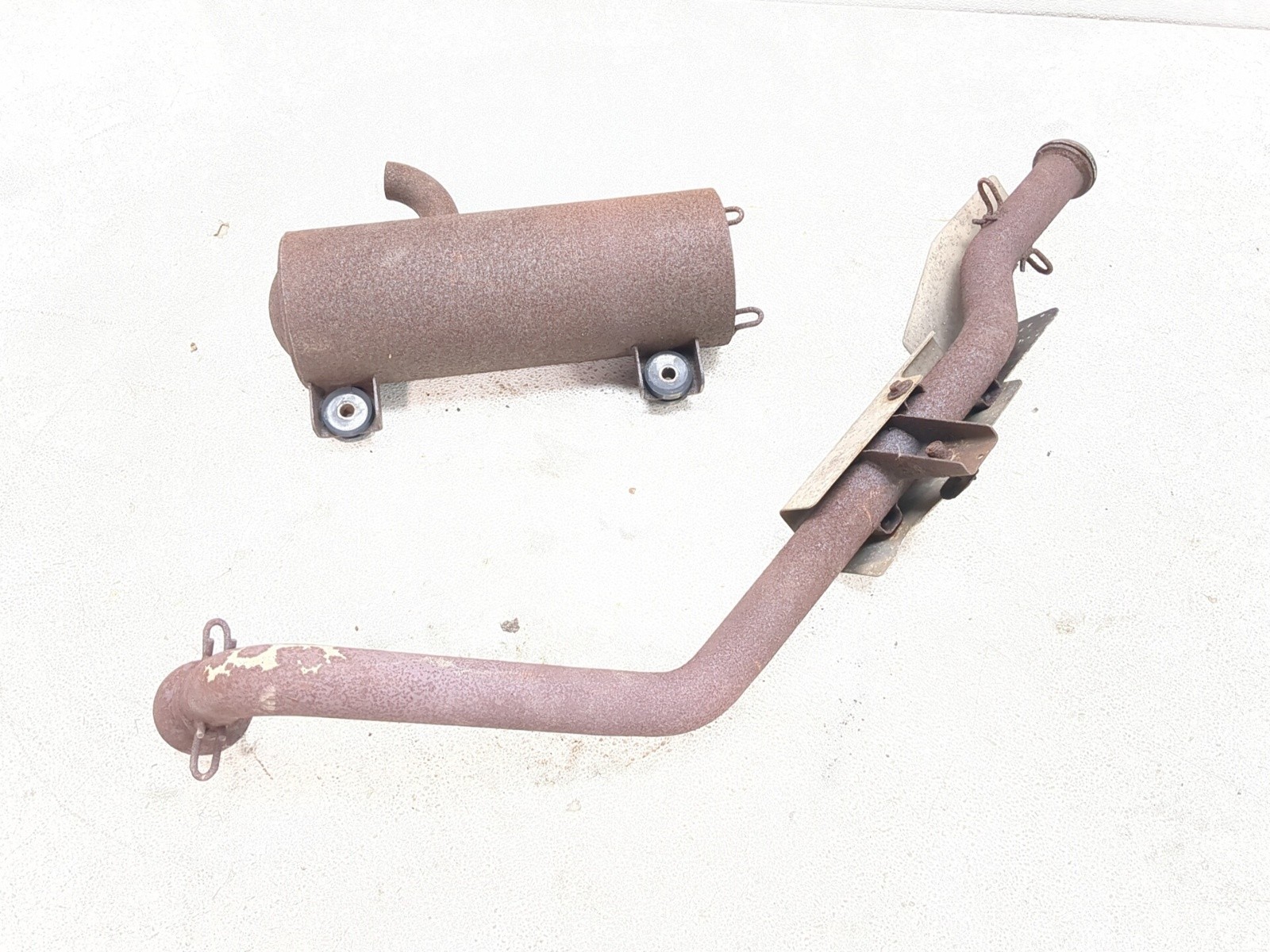 02-04 Polaris Ranger 500 4x4 Exhaust Pipe And Muffler Slip-On 1261082-029