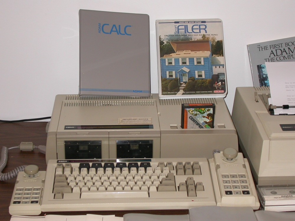 Working Coleco ADAM Family Computer two drive System with programs and games