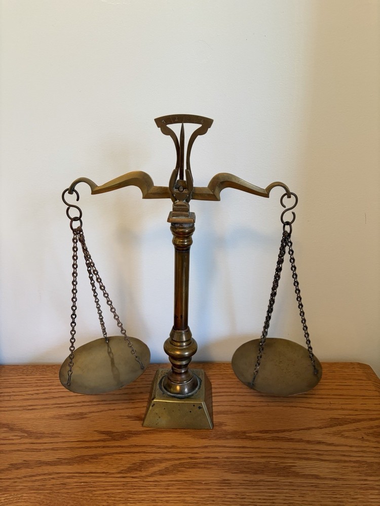 Vintage Brass Scale