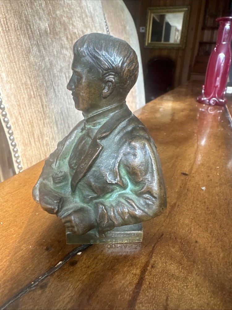 Gorham Bronze Bust Of Thomas Edison