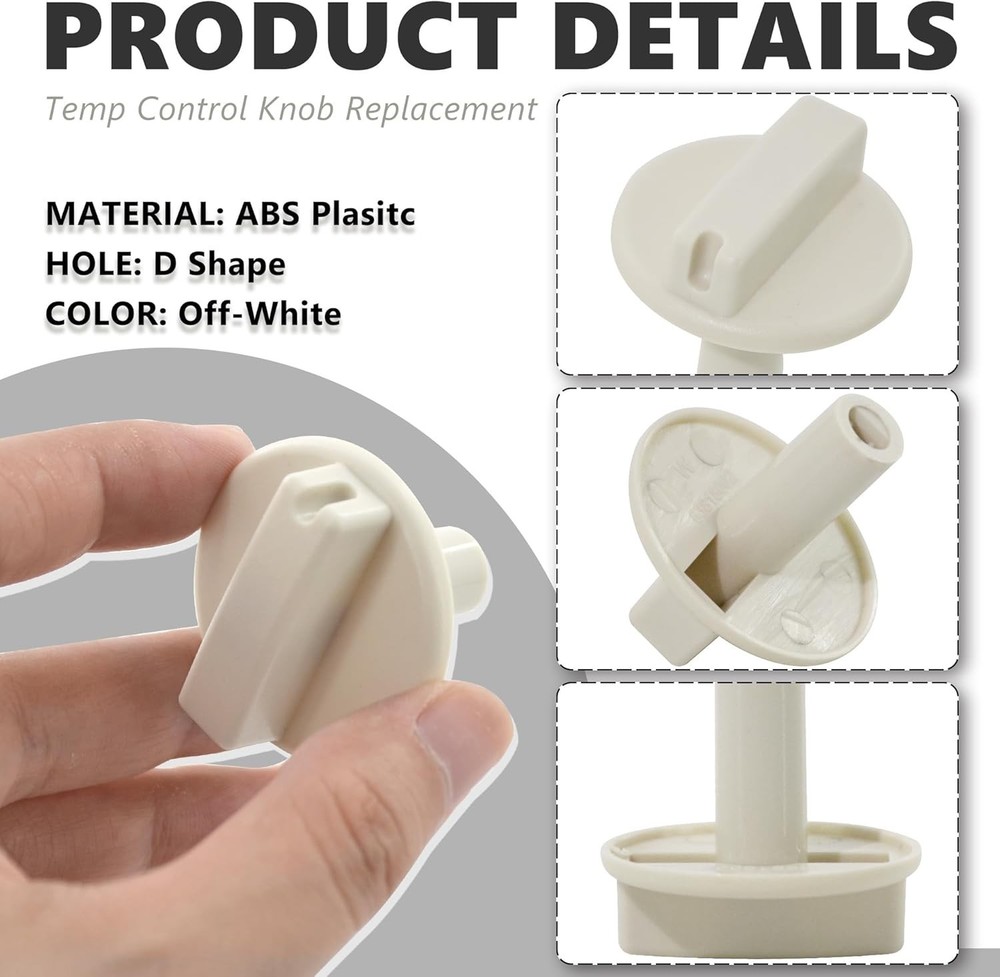 Temp Control Knob for Wall & Baseboard Heaters - Durable, Easy Install Replac...